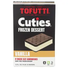 FROZEN DF IC CUTIES VANILLA | 12/8/1.5 OZ