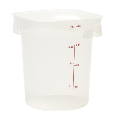 Cambro 8RFSPROPP190 FreshPro Camrounds, 8 Qt Food Storage Contai