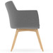CHK77588GRY4111 - Hady Guest Chair with Natural Wood Base