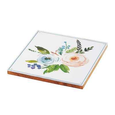 Cal-Mil 22049-1212-99 12"W x 12"D x 1"H Madera Serving Tray