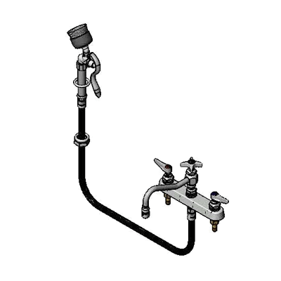 T&S Brass B-1152-092A Faucet Workboard Deck Mount