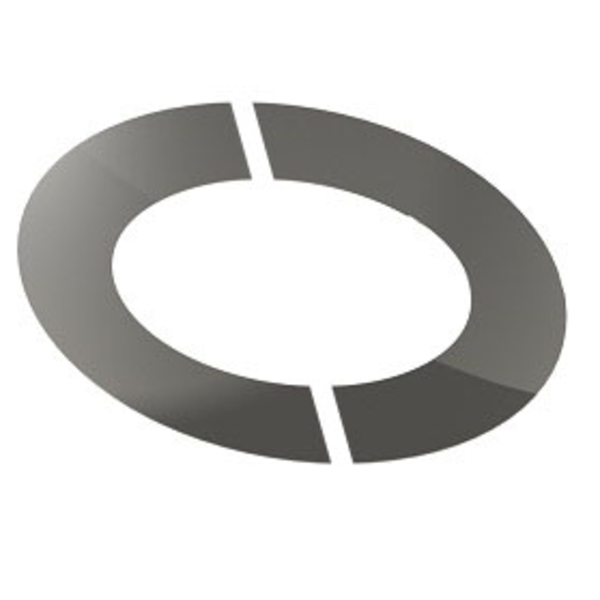 205mm 45 Deg Trim Plate Elliptical Split - (To Suit 8" SW or 6" HT-S)