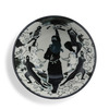 Bowl Ninja & Stars Black Black & White 6"