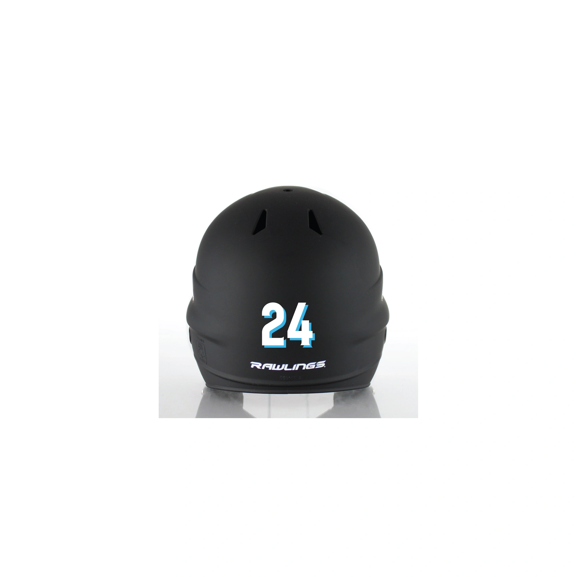 Décalcomanie Vinyle Personnalisée Pour Numéro De Casque De Baseball - Neuf - Blanc