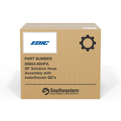 Edic - 00604-50HPA - 50' Solution Hose Assembly with male/female QD's