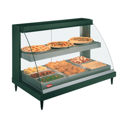Hatco GRCDH-3PD Curved Glass Display Case, Heated Deli, Countertop