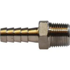 Adapter, 1-1/2-in Hose Barbed x 1-1/2-in MIP, Stainless Steel