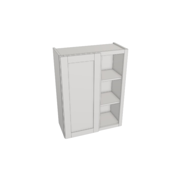 Metropolitan White Wall Blind Corner - 27 W X 36 H