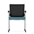 Propel Guest Chair - Black Mesh Back with Blue Seat