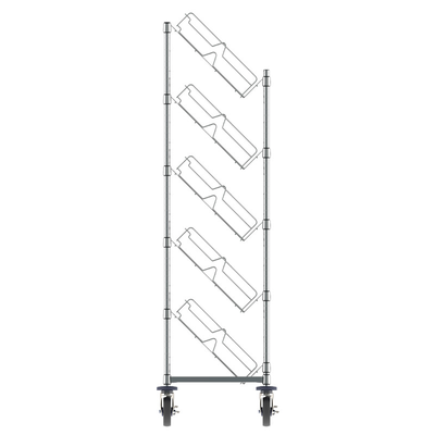 Metro DC16EC Slanted-Shelf Merchandiser/Dispenser Rack Slanted Shelves 24"W X 18"D X 60"H