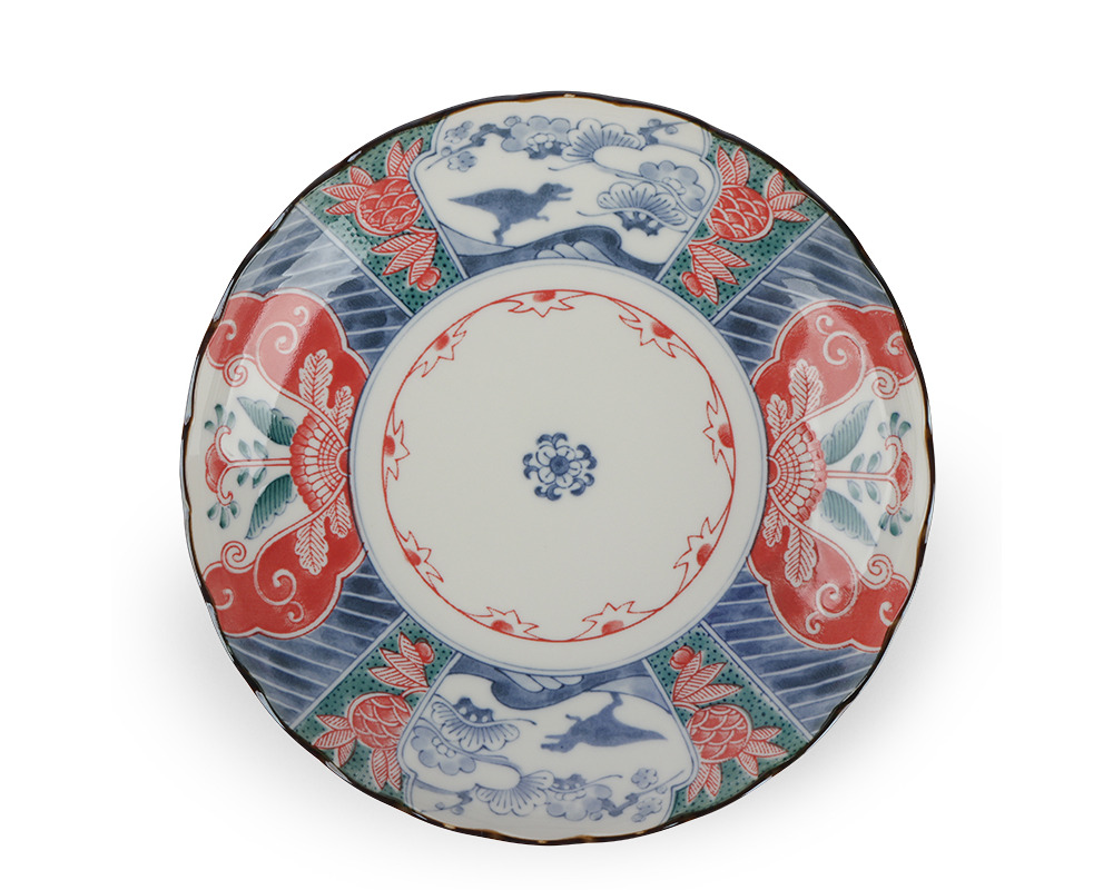 Edo-Style Dino Plate 9" Ryouenryu