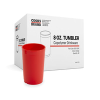 Cook's 8 oz. Copolymer Tumblers (48/Case)