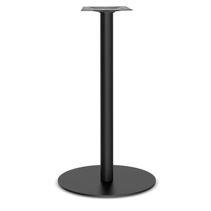 PLTRB2341BLK Brushed Metal Round Base w/ 41" Post