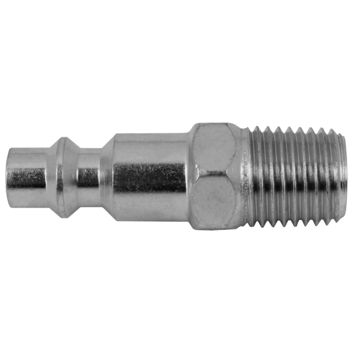 Industrial Steel Air Plug (1/4" Plug, 1/4" Male NPT) Bulk Packed