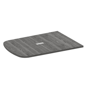 PL637THALF- 47" x 60" ARENA 1/2 TABLE TOP W/GROMMET- Newport Gray