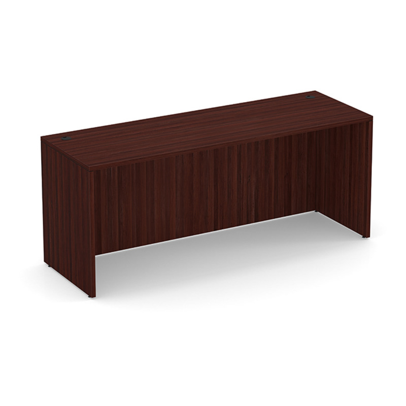 PL143 24"D x 71"W CREDENZA SHELL - Mahogany