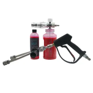 HydroJet Clear Foam Cannon, Hi/Low Switch Valve Toro Twin Lances, SS QC's, and Soap