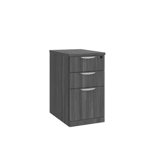 26.5"H MOBILE PEDESTAL B/B/F COASTAL GRAY