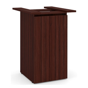 PLCUBED2040 40" CUBE BASE WITH DOOR- MAHOGANY