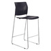 3085 BLACK BARSTOOL SEAT & BACK (NO FRAME, SEAT ONLY)