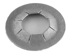 TINNERMAN PS500016 -REF- 1/2" PUSH ON SPRING NUT ROUND TYPE SPRING STEEL MECHANICAL ZINC PER PRINT