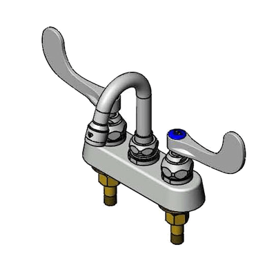 T&S Brass B-1110-131X-WH4 Workboard/Bar Sink Faucet Deck Mount