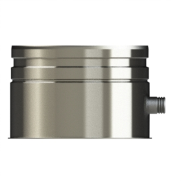 100mm Tee Cap c/w Side Drain TW-LTC