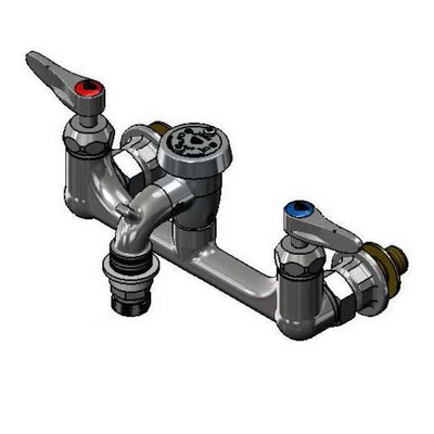 T&S Brass B-2271-POL-CR Service Sink Faucet Wall Mount