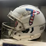 Patriotic Stars & Stripes American Flag Football Helmet Decals