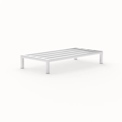 New Age 6015 Aluminum Dunnage Rack, 48" x 24" x 8", 2,000 lb. Capacity