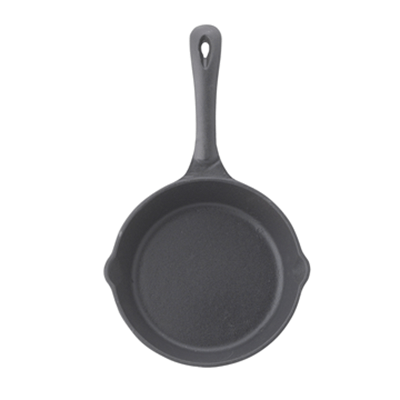 Winco 6-1/2" Cast-Iron Skillet