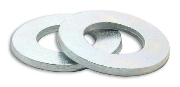 NO. 8" X 7/16" X 0.049" SAE FLAT WASHER STEEL ZINC CLEAR