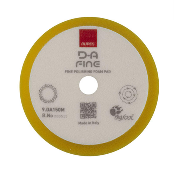 6" Fine Foam Pad Yellow LHR15