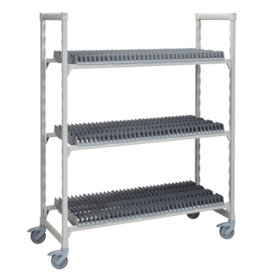 Cambro CPMU244875DRPKG Camshelving Mobile Drying Rack Cart 24"W 