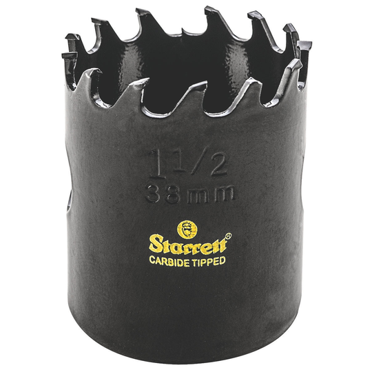 STARRETT CT112 1-1/2'' (38mm) Triple Chip Tungsten Carbide Hole Saw