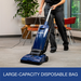 Sanitaire SL4110A in use, large disposable bag