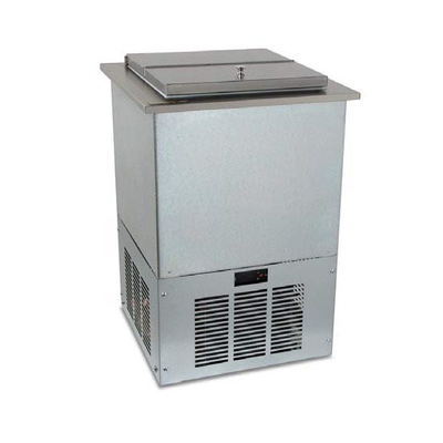 Silver King SKFDI18-ELUS1 Adjustable Temperature Control (1) Hinged Folding Lid Drop-In Ice Cream Freezer