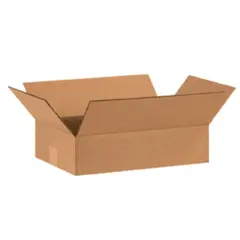 16 X 10 X 4 ECT32 FLAT CORRUGATED CARTON 25/BD  16104