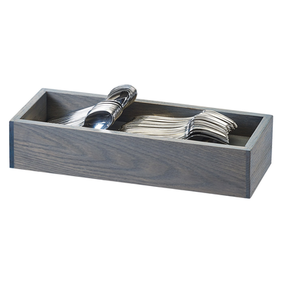 Cal-Mil 3819-83 15"W x 6"D x 3"H Ashwood Flatware Organizer