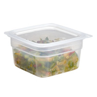 Cambro SFC1FPPP190 Translucent Lid Fits 1/2 And 1 Qt Freshpro