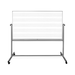 LUXOR MB7248MW 72"W x 48"H Mobile Music Whiteboard