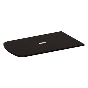 PL638THALF- 47 x 71" ARENA 1/2 TABLE TOP W/GROMMET- Espresso