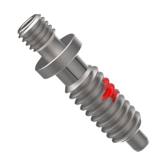Carr Lane CL-3-HRPT Hand-Retractable Plunger, Threaded Stud for Knob Handle (Locking Type) - Steel