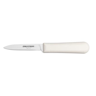 Dexter 15303 SANI-SAFE® 3¼" Cook's Style Paring Knife - White Ha