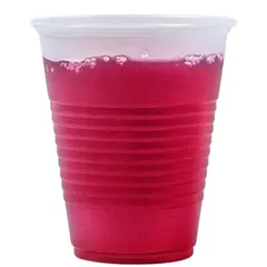 14 OZ TRANSLUCENT PLASTIC RIBBED COLD CUP, 1000/CS   RK14