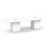  10' Classic Boat Shape Conference Table with Cube Base - White