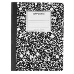9.75 X 7.5" COMPOSITION BOOK WIDE/LEGAL RULE 100 SHEETS/PACK   UNV20936