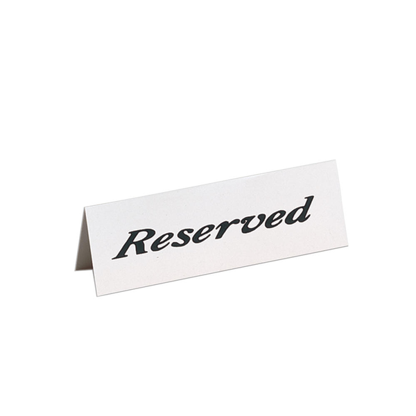 Reserved Signs