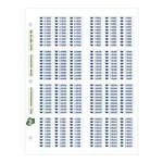 Shoe ID Adhesive Sticker Sheets