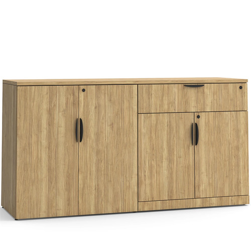 Lateral Storage Credenza with Buffet Drawer - Aspen